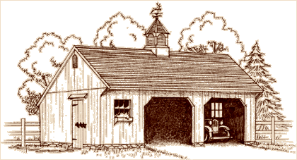 2 1/2 Bay 22' x 30' shown with optional cupola