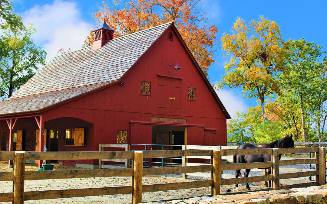 post and beam horse barn