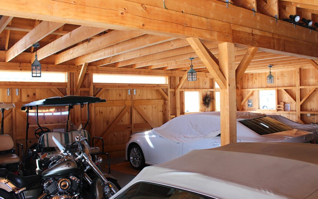 Interior Timber Frame Garage