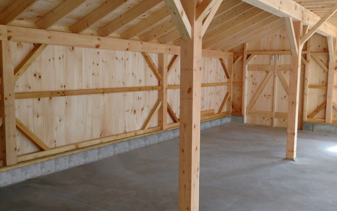 Timber Frame Barn Interior