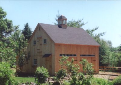 18' x 24' One & A Half Story Barn with 8' x 24' Enclosed Lean-to