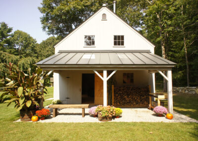 22' x 36' One & A Half Story …' x 20' Open Gable Lean-to