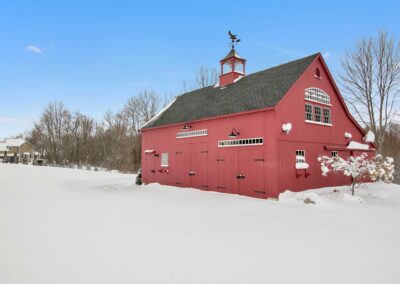 22' x 36' One & A Half Story Barn with 12' x 36' Enclosed Lean-to