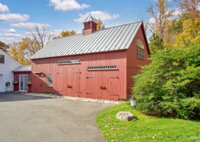 22' x 36' One & A Half Story Barn with 12' x 36' Enclosed Lean-to