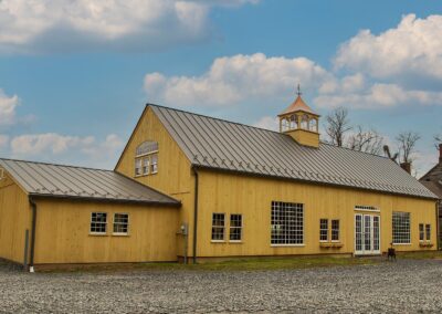 26' x 72' One & A Half Story Barn with 12' x 72' Enclosed Lean-to