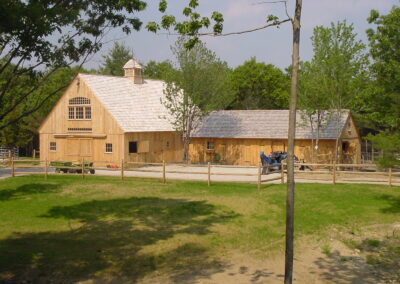 36' x 54' Gentleman's Horse Barn Attached to Carriage House