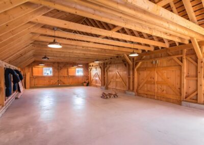 Interior of 22' x 42' Carriage House