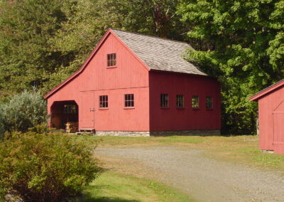 20' x 30' One & A Half Story Barn with Open 10' x 30' Lean-to